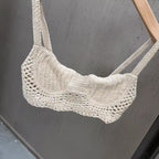 Tassel knitted wrap set