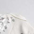 Sequined lapel set