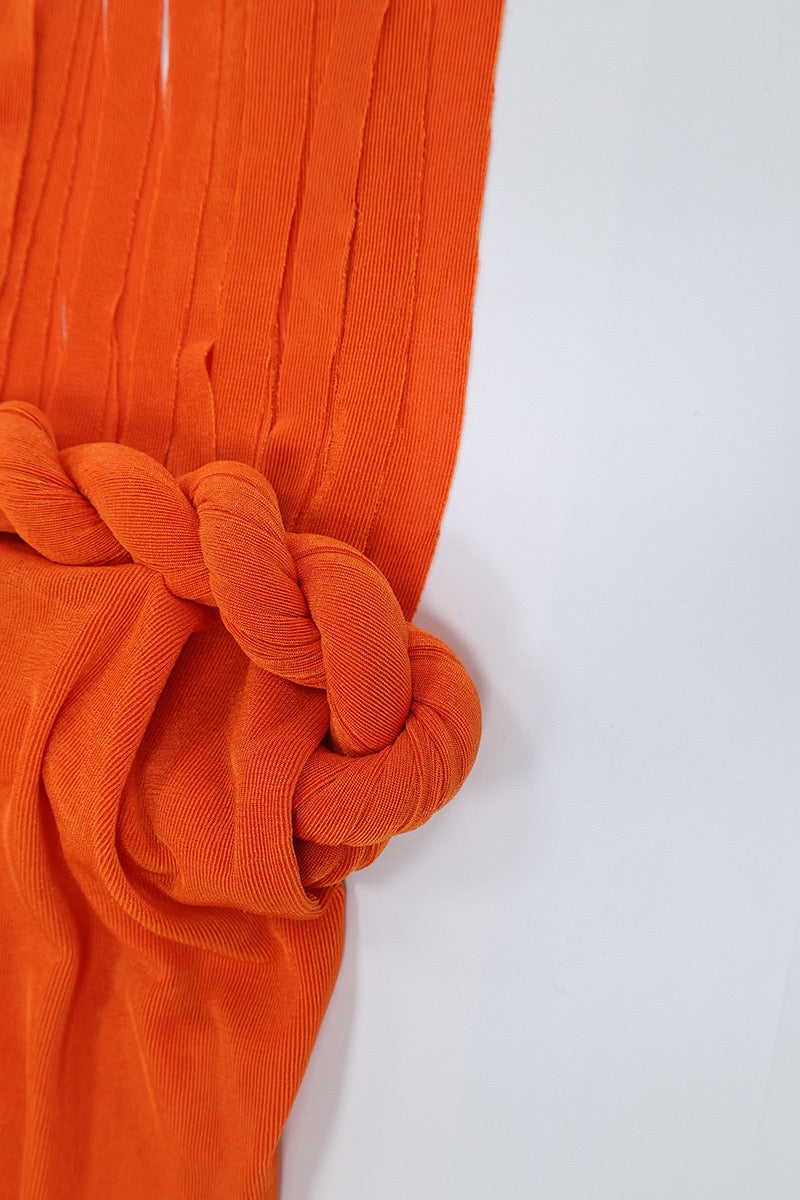 Braided tassel dress
