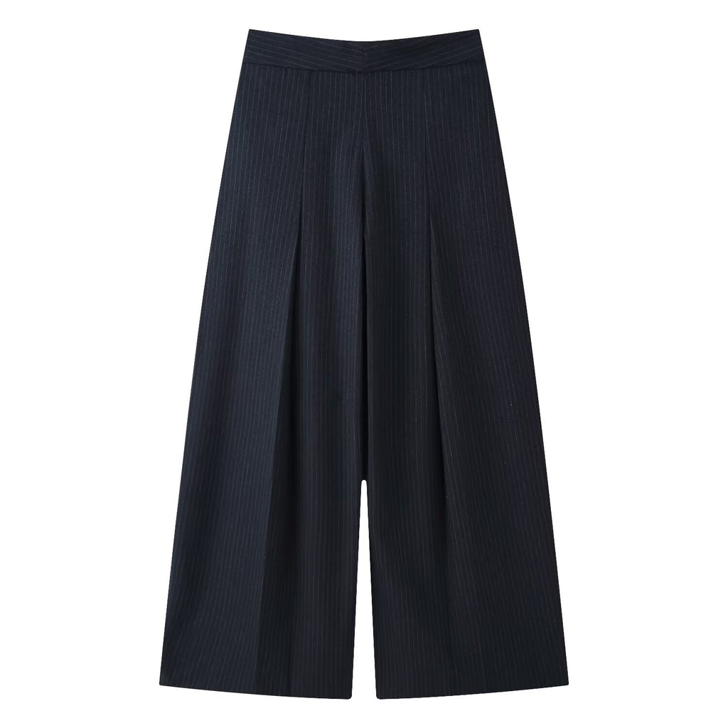 New pleated long pants