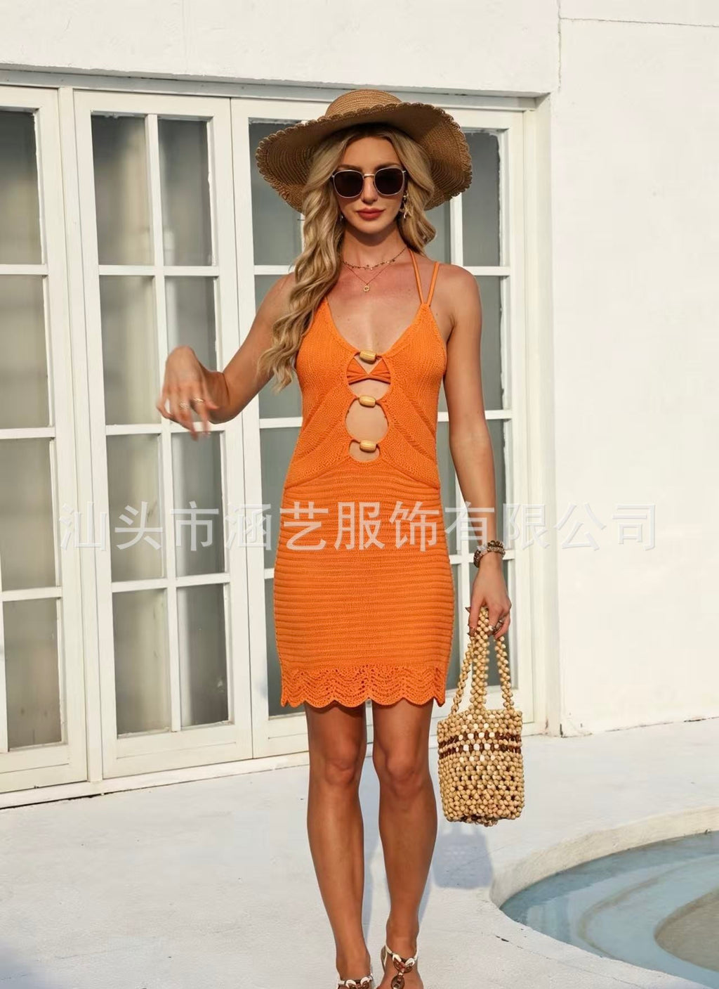 Style knitted sexy dress