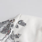 Sequined lapel set