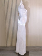 French satin mermaid gown