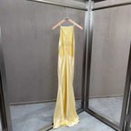 French satin mermaid gown