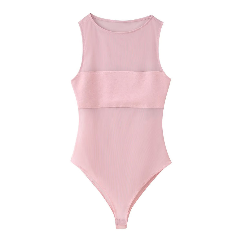 Mesh slim fit bodysuit