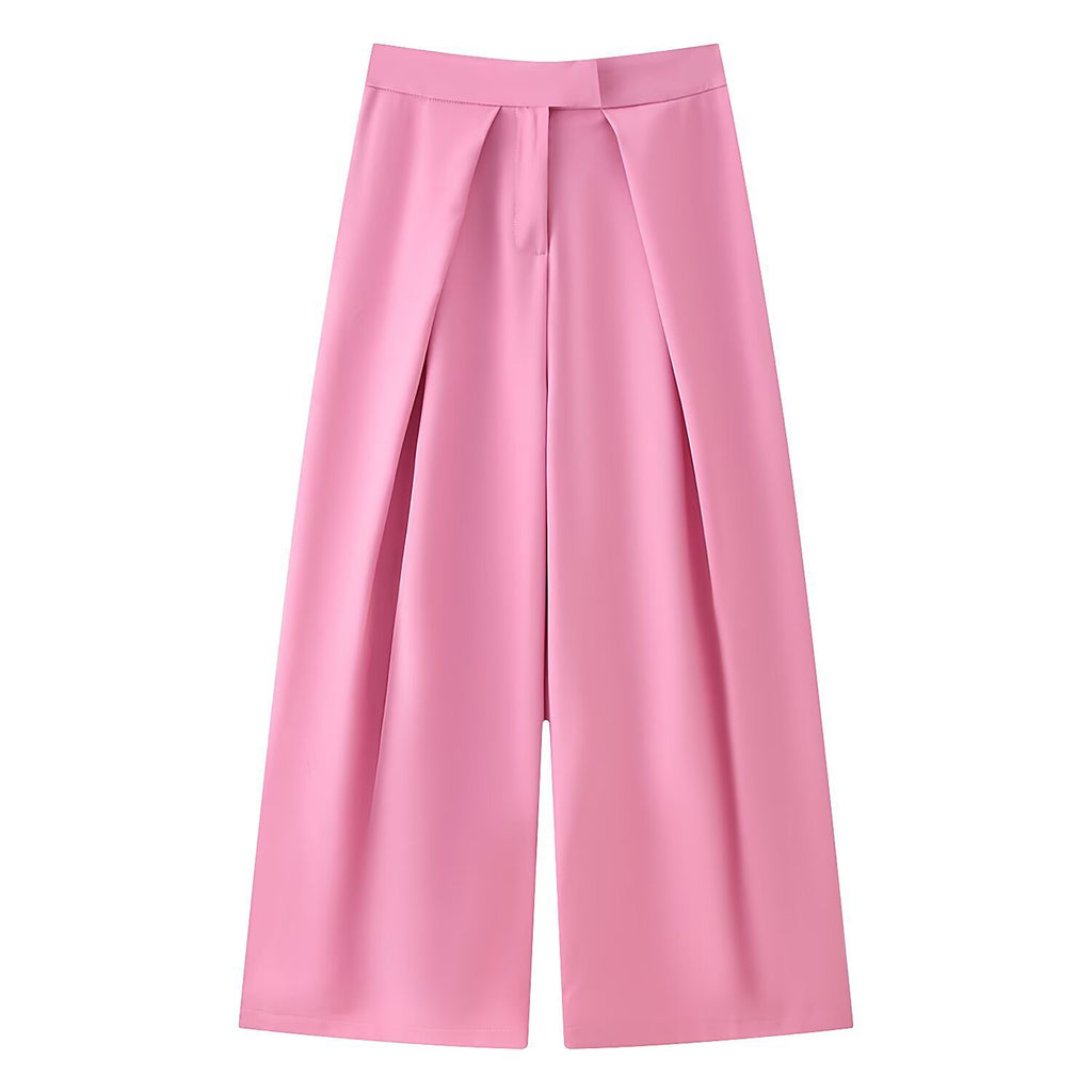 New pleated long pants