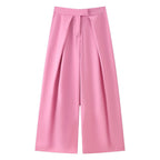 New pleated long pants