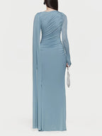 Draped Maxi Dress
