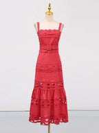 Sexy square neck dress