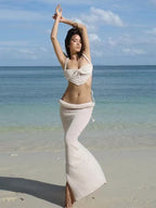 Hollow sexy 2 pieces set