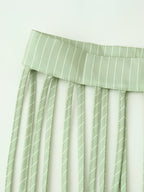 Detachable tassel belt jacket