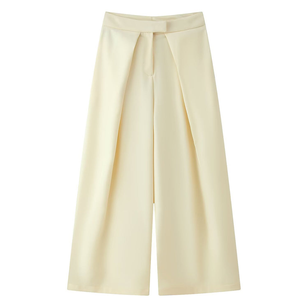New pleated long pants