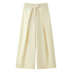 New pleated long pants