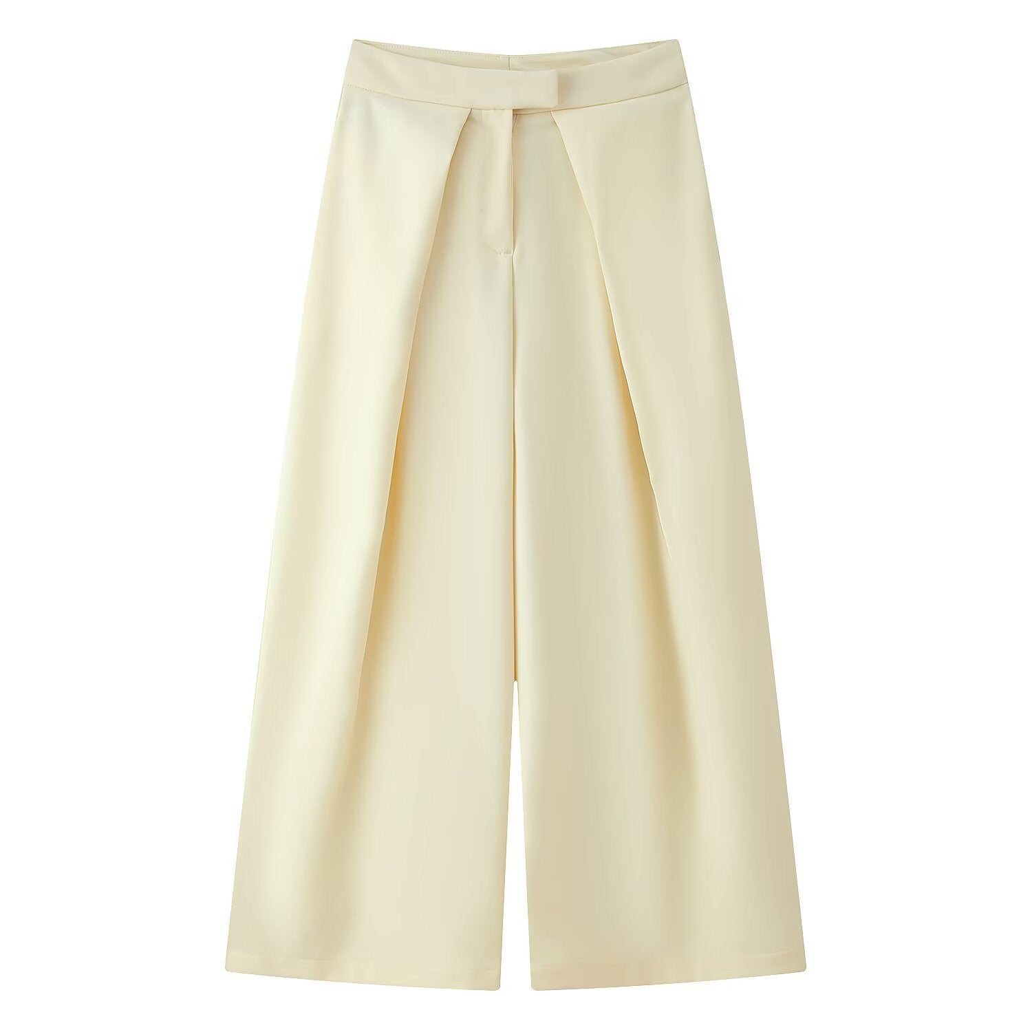 New pleated long pants
