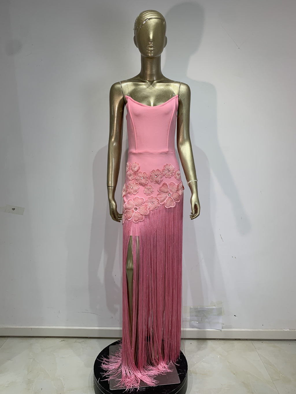 sexy fringes dress