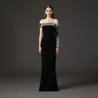 Handmade diamond dress