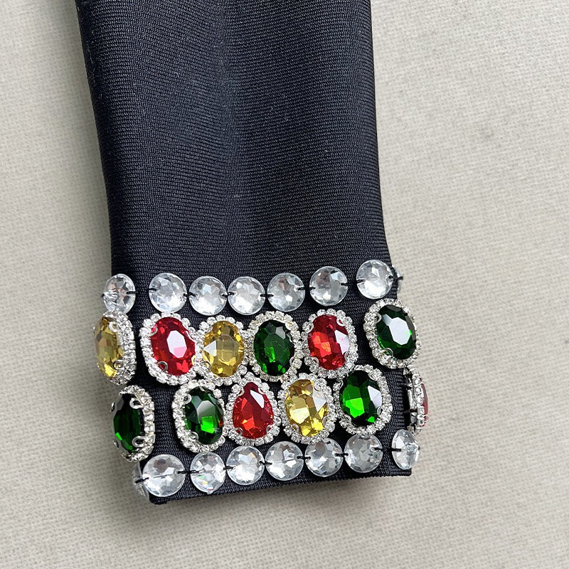 dress with diamonds