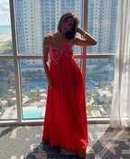 Spanish Open back & cinched waist dress