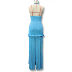 Braided tassel dress