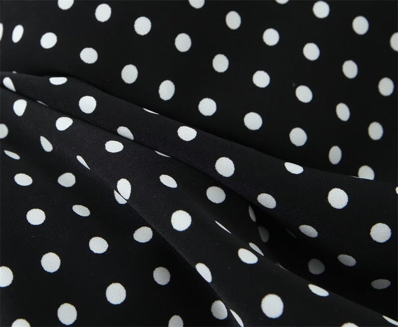 French resort polka dot print