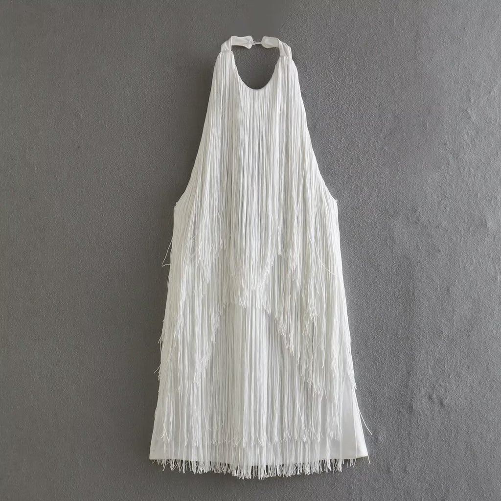 Tassel trendy dress