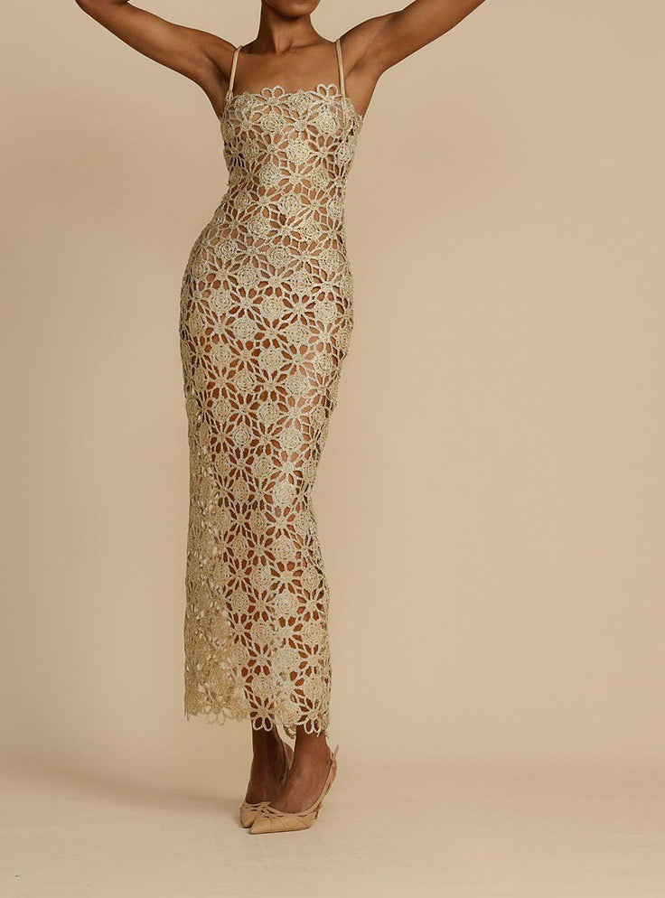 Spaghetti style dress