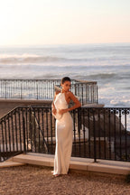 French satin mermaid gown