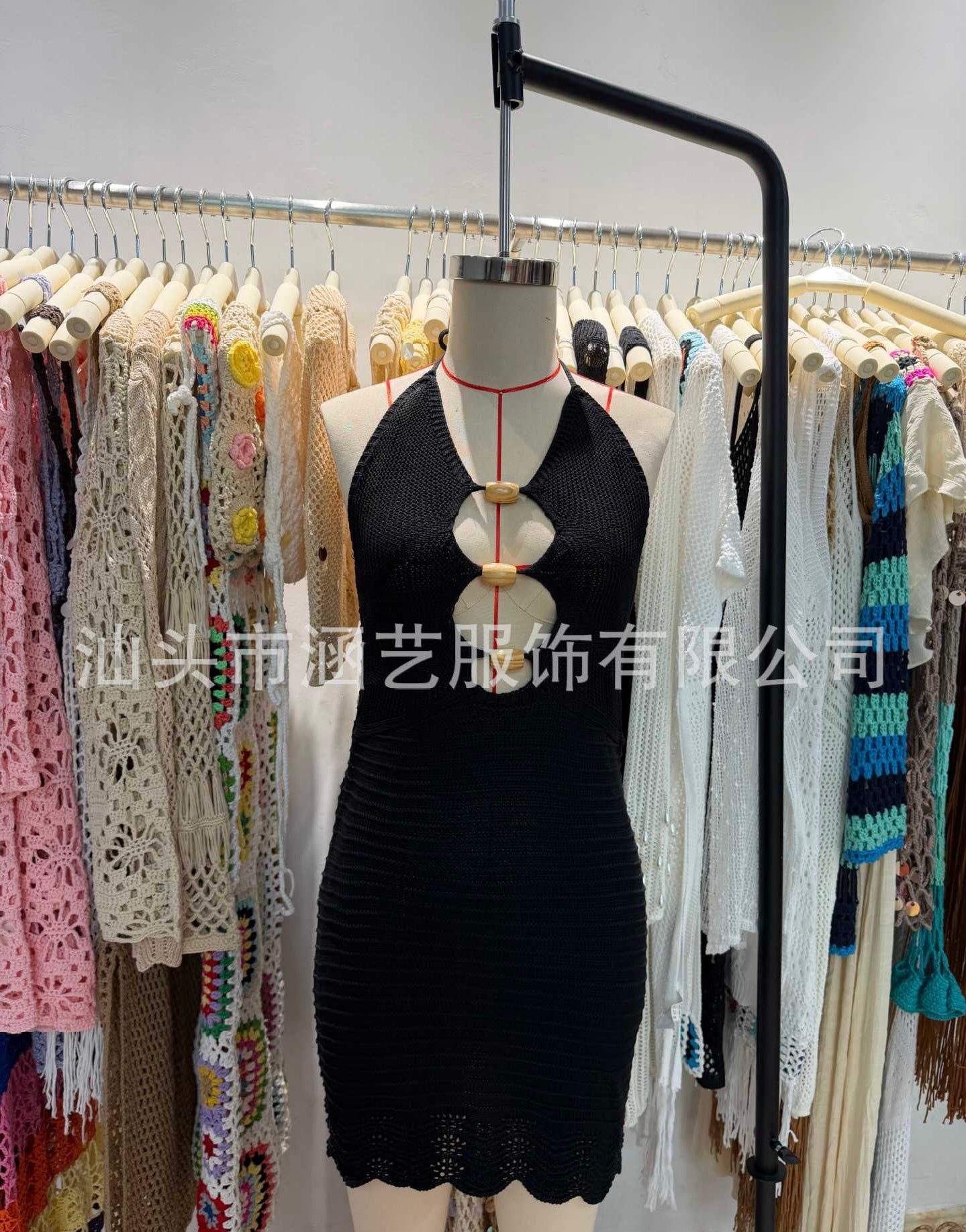 Style knitted sexy dress