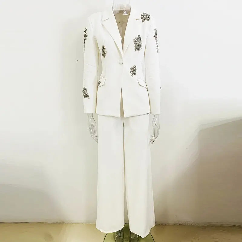Beaded suit