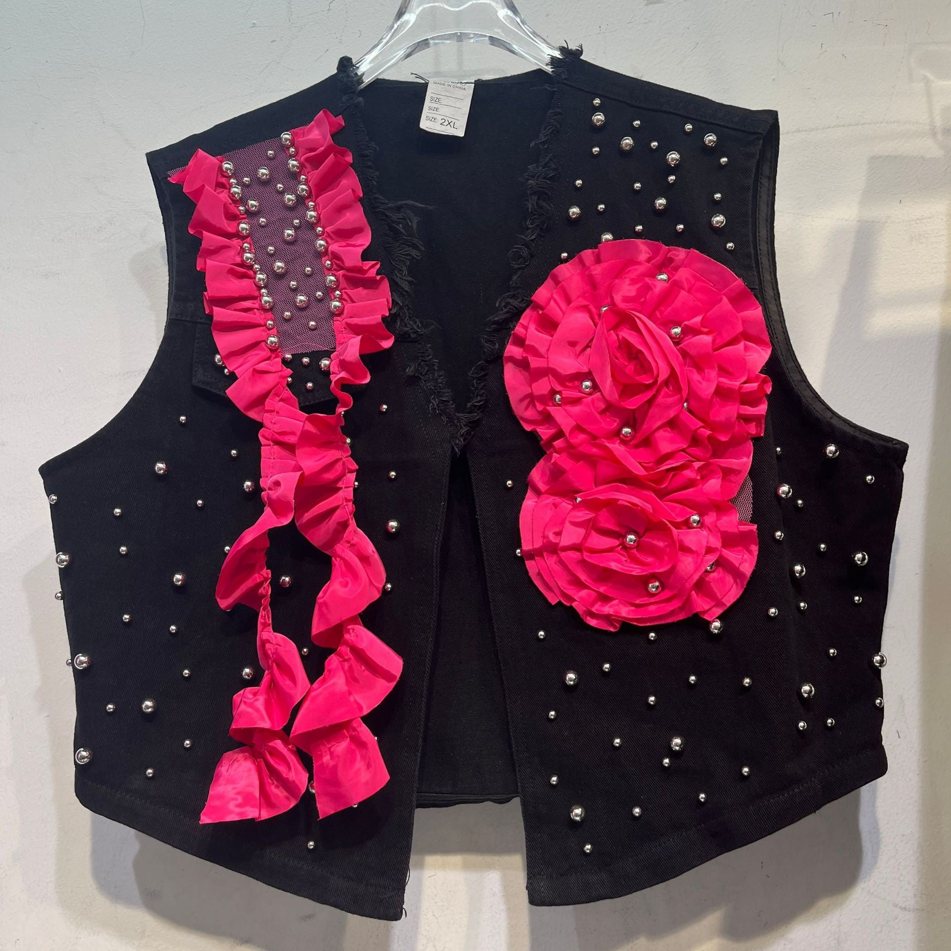 Pearl flowers set