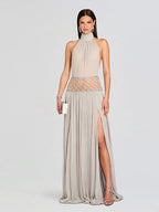 Rhinestone gown dress