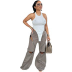 Zip sweatpants