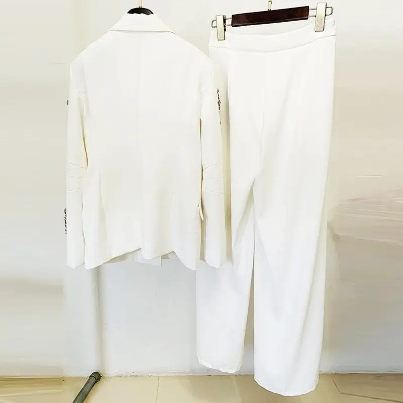 Beaded suit