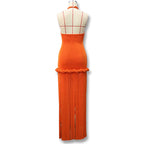 Braided tassel dress