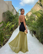 Backless sexy dress