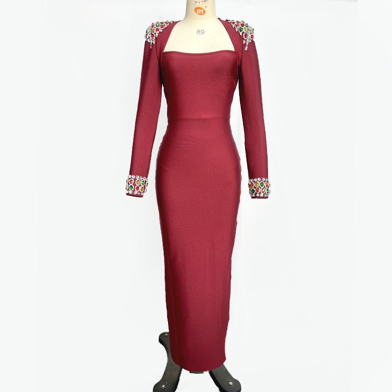 dress with diamonds