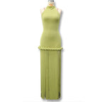 Braided tassel dress