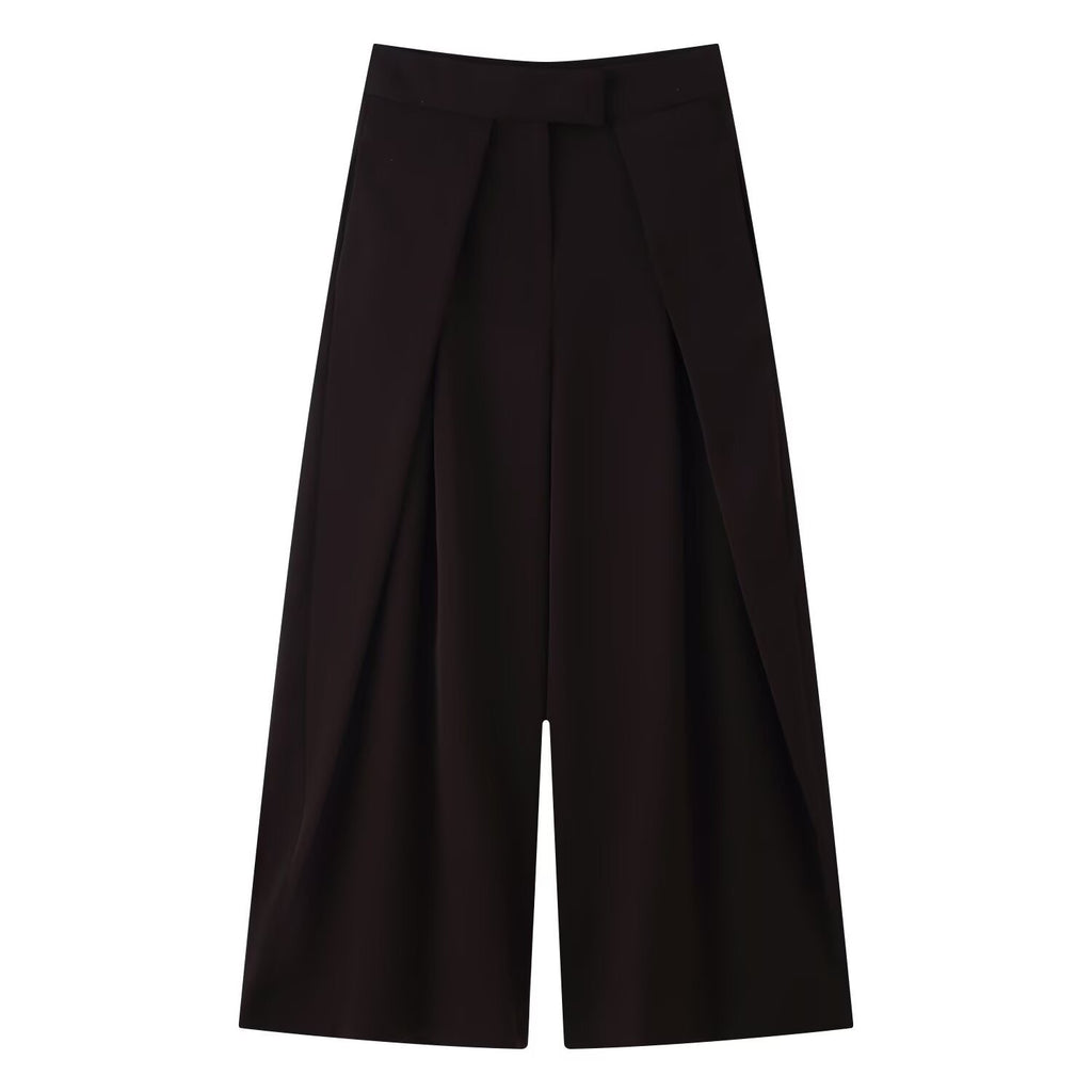 New pleated long pants