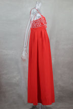 Spanish Open back & cinched waist dress