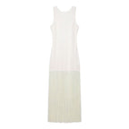 Retro slim fit tassel dress