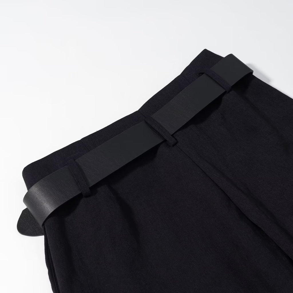 High waisted loose shorts