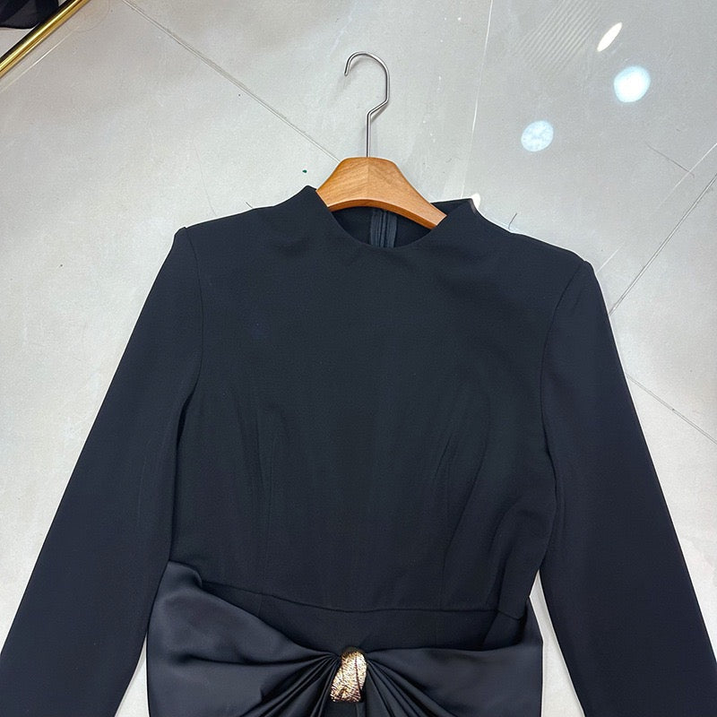 Bow classy dress