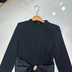 Bow classy dress
