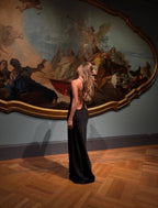 French satin mermaid gown