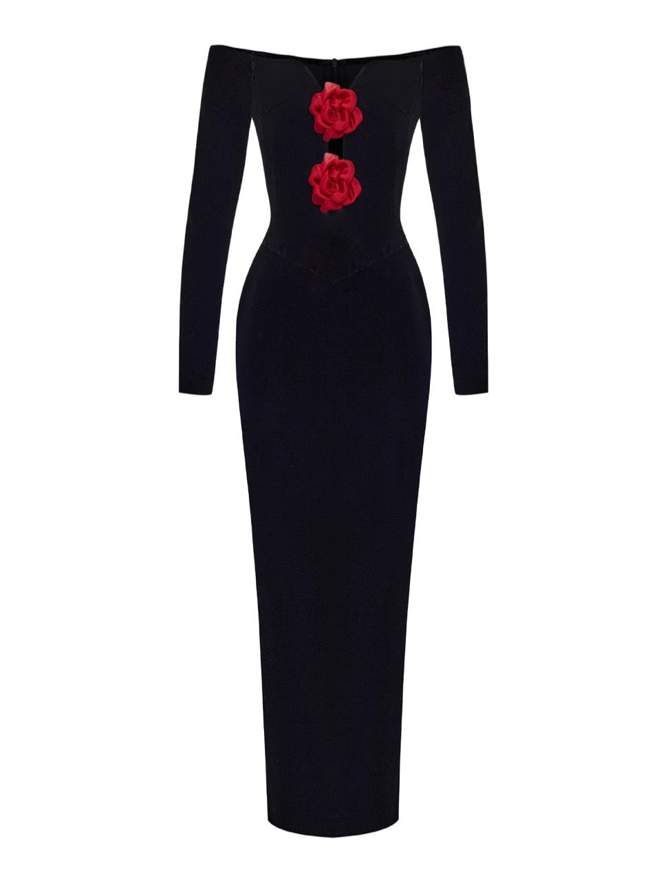 Sexy hot red flower style
