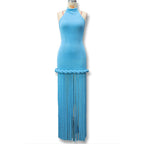 Braided tassel dress