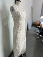 Knitted beach dress