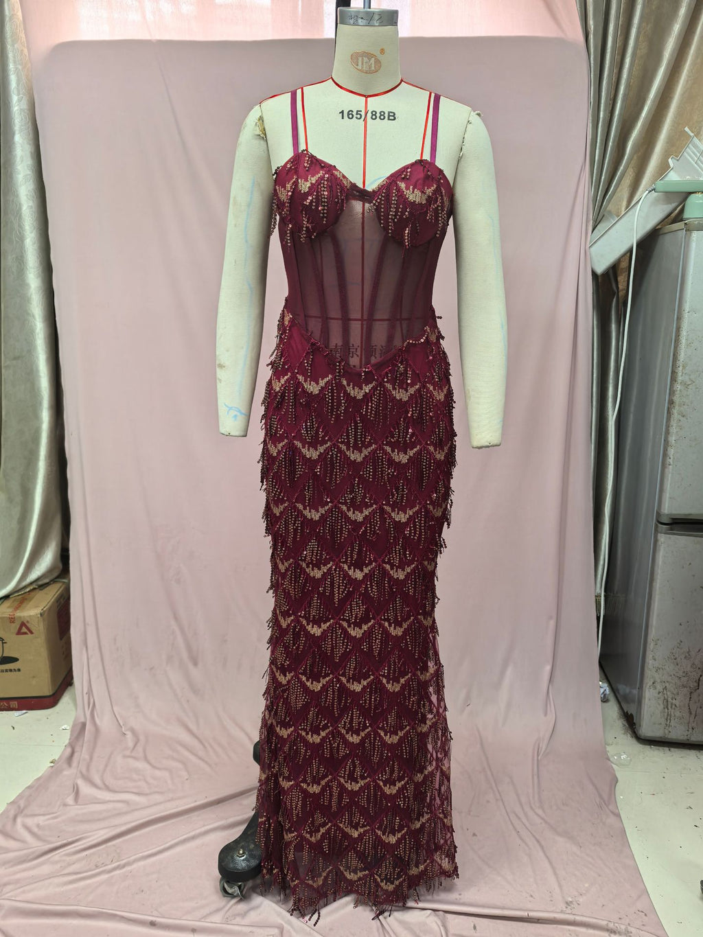 Spaghetti style dress