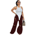 Zip sweatpants