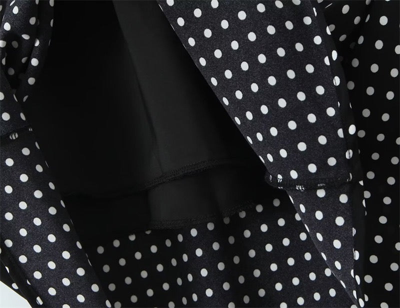 French resort polka dot print